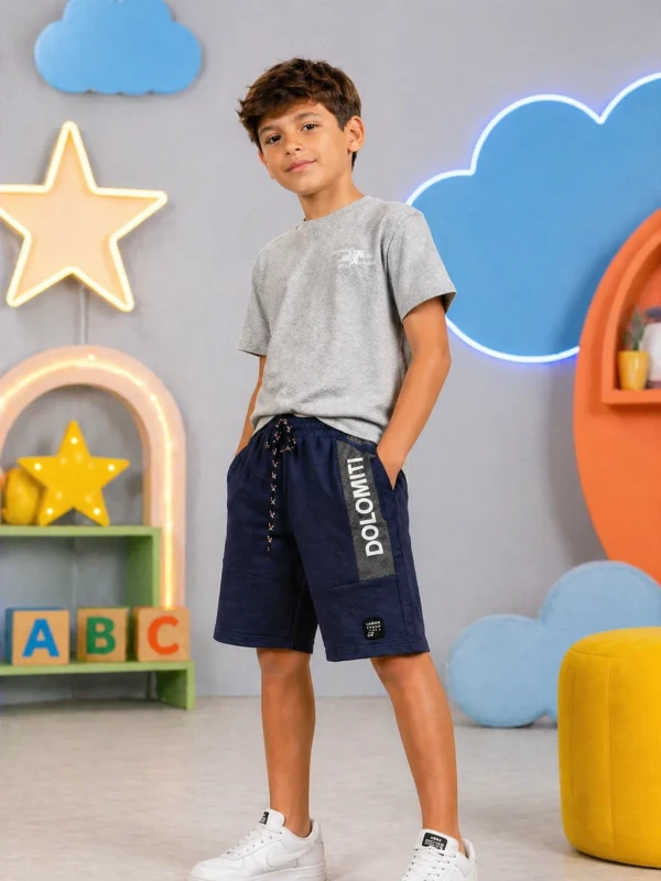 Conjunto Infantil Camiseta e Bermuda – Lamon