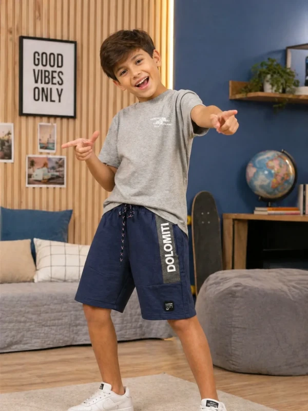 Conjunto Infantil Camiseta e Bermuda – Lamon