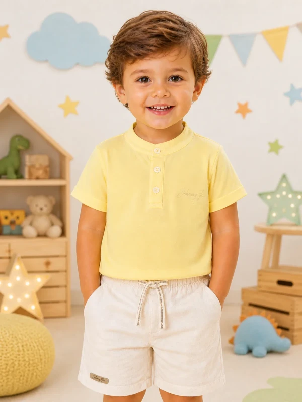 Conjunto Infantil Camiseta e Short – Johnny Fox