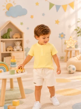 Conjunto Infantil Camiseta e Short – Johnny Fox