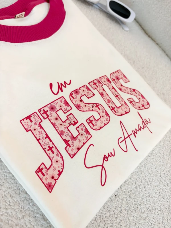 Tshirt Jesus Gola colorida 