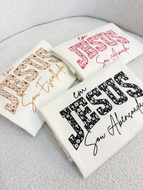 Tshirt Jesus Gola colorida 