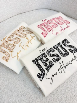 Tshirt Jesus Gola colorida 