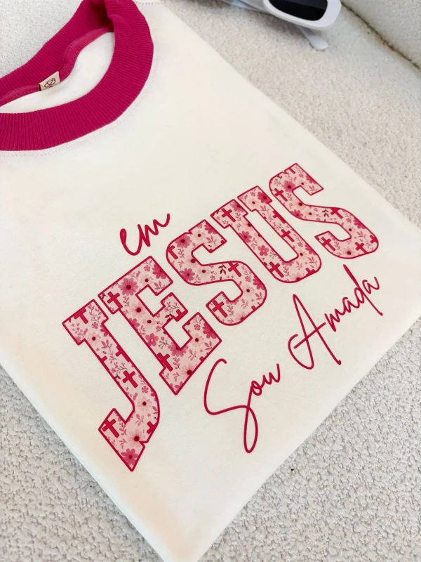Tshirt Jesus Gola colorida 
