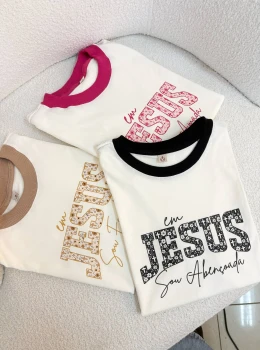 Tshirt Jesus Gola colorida 