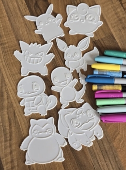 Placas de Colorir Criativas para Crianças