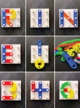 Desafio de montagem - Letras e números