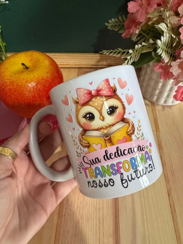Caneca porcelanato personalizada