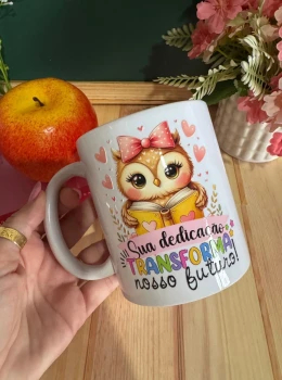 Caneca porcelanato personalizada