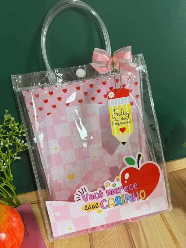 Sacolinha Transparente personalizada