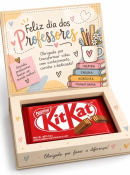Caixa kit kat personalizada