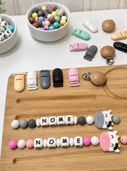 Prendedores de Chupeta Personalizado Modelo Vaquinha
