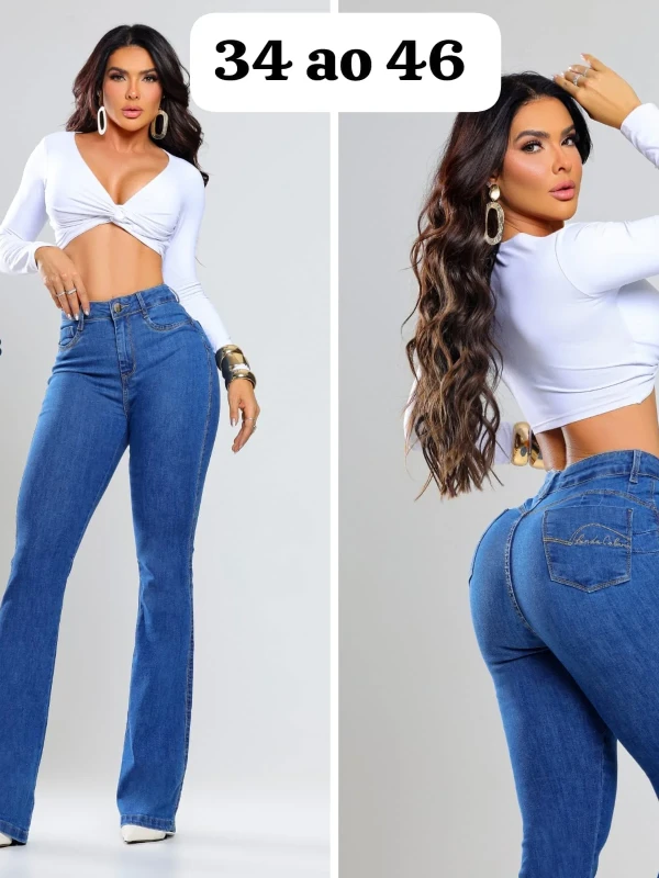Calça Flare Feminina Conforto e Estilo - foto 5 de 6