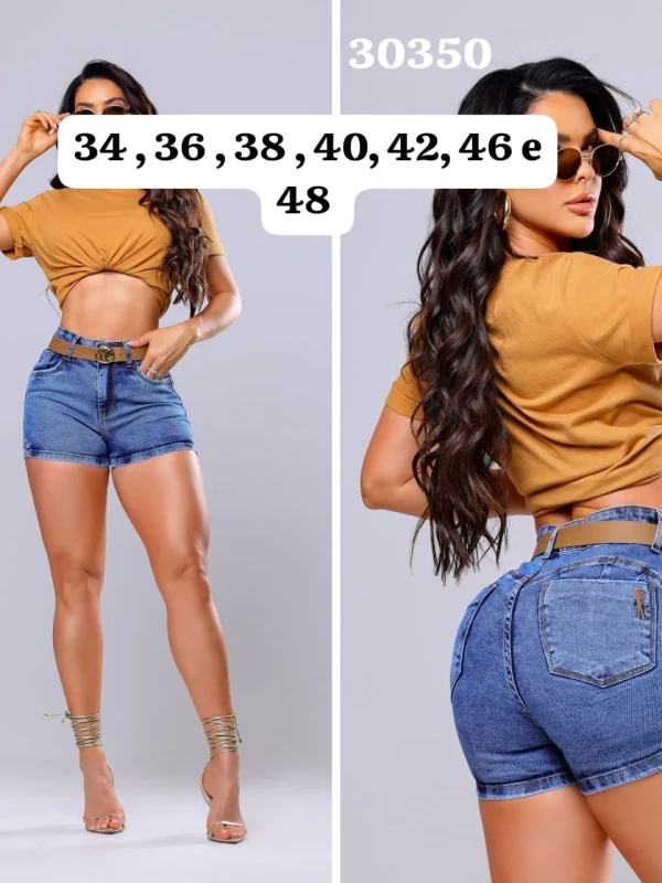 Shorts Feminino com Cinto Ajustável - foto 21 de 38