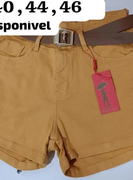 Shorts Feminino com Cinto Ajustável - foto 34 de 38