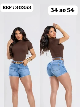 Shorts Feminino com Cinto Ajustável