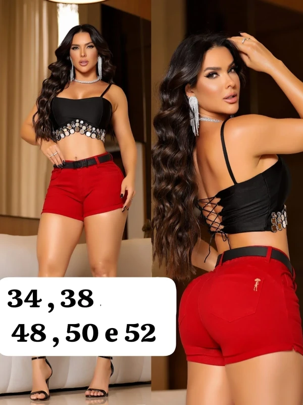 Shorts Feminino com Cinto Ajustável - foto 7 de 38