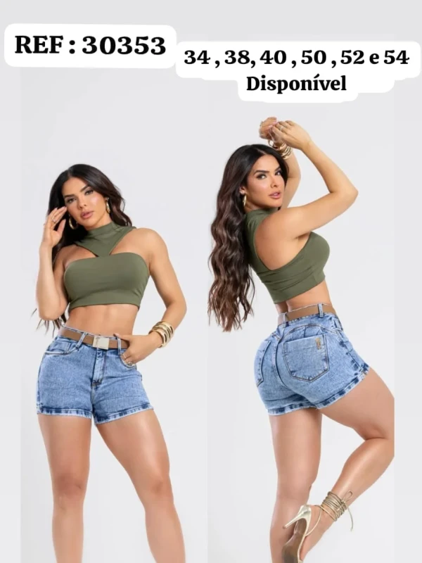 Shorts Feminino com Cinto Ajustável - foto 6 de 38