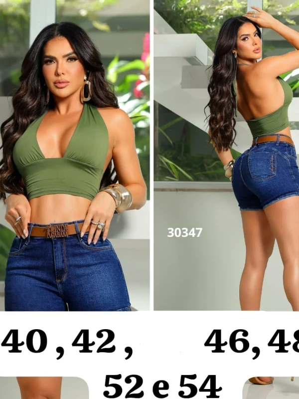 Shorts Feminino com Cinto Ajustável - foto 10 de 38