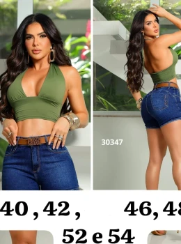 Shorts Feminino com Cinto Ajustável - foto 10 de 38