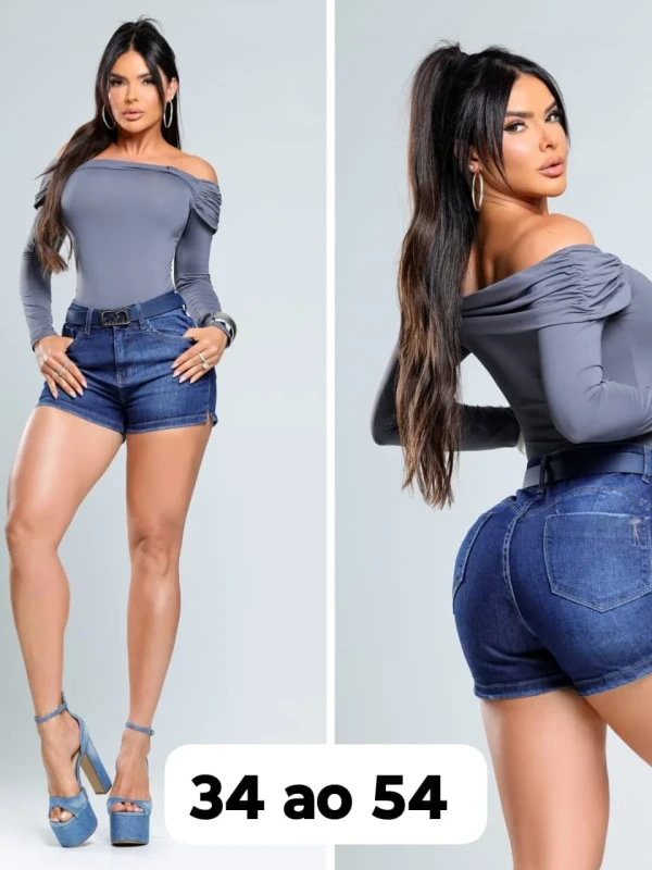 Shorts Feminino com Cinto Ajustável - foto 3 de 38