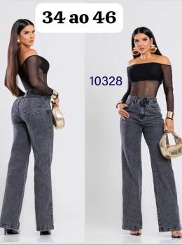 Calça Wide Leg. Feminina