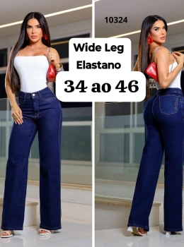 Calça Wide Leg. Feminina - foto 2 de 4