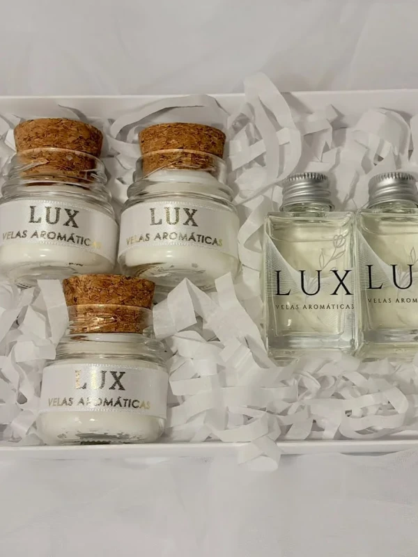 Kit 3 mini velas + 2 difusores 30ml