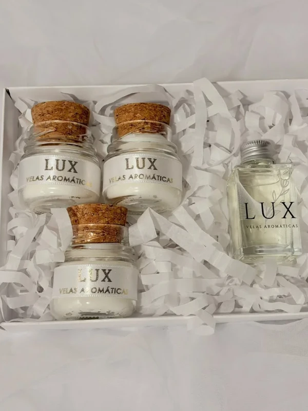 Kit 3 mini velas + difusores 30ml