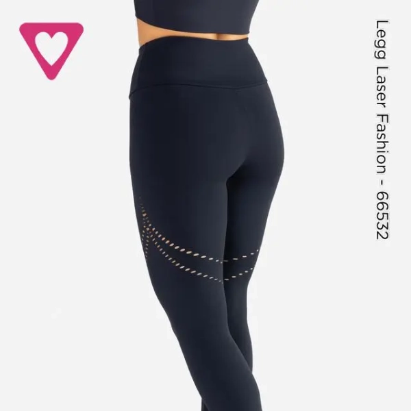  LEGGING LASER FASHION PRETA 