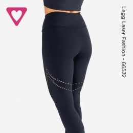  LEGGING LASER FASHION PRETA 
