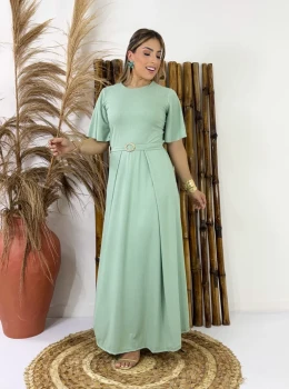 Vestido Lia "Canelado"
