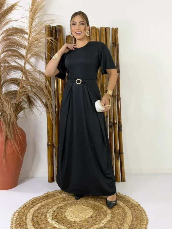 Vestido Lia "Canelado"