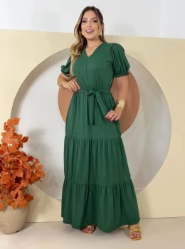 Vestido Longo “Malha Canelada”