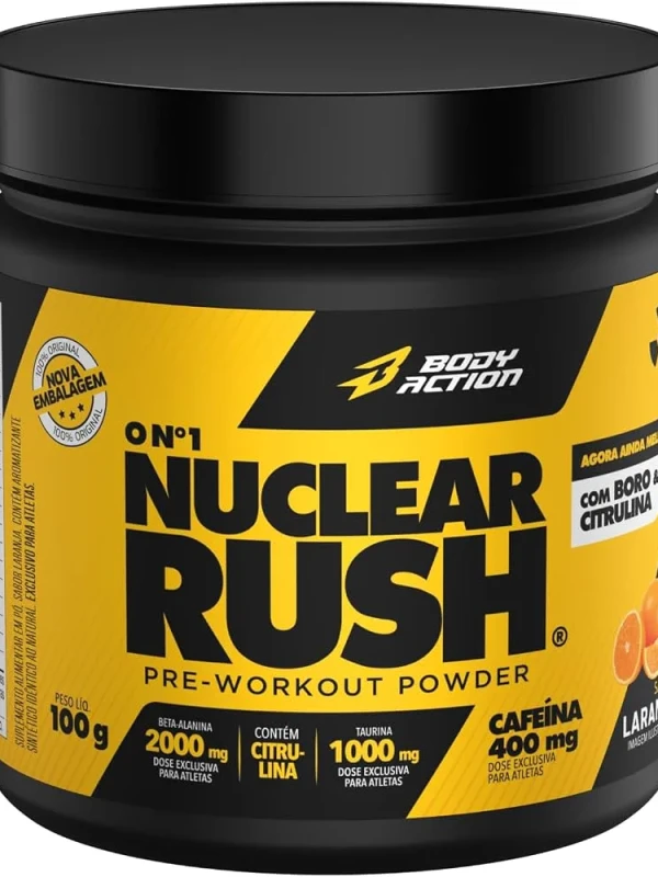 PRE-TREINO NUCREAR RUSH - LARANJA 100g