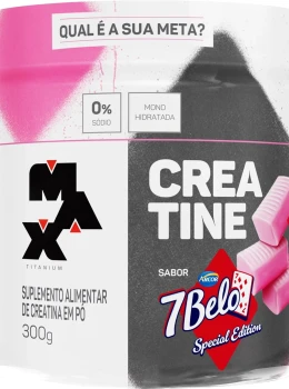 CREATINA MONOHIDRATADA MAX TITANIUM 7BELO 300g