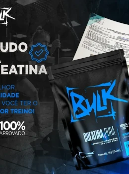 CREATINA BULK NUTRITION 1kg 100% PURA LAUDADA