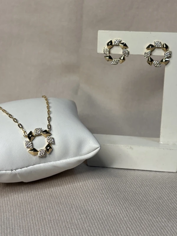 Conjunto Geométrico com Zircônia