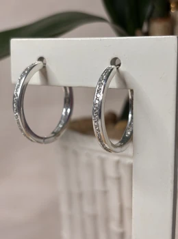 Argola G com zircônia