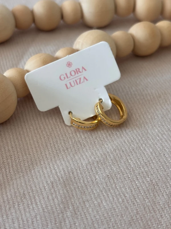 Argola com Fileira de Zircônia