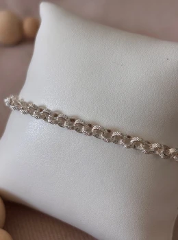 Pulseira Elo Português Trabalhado