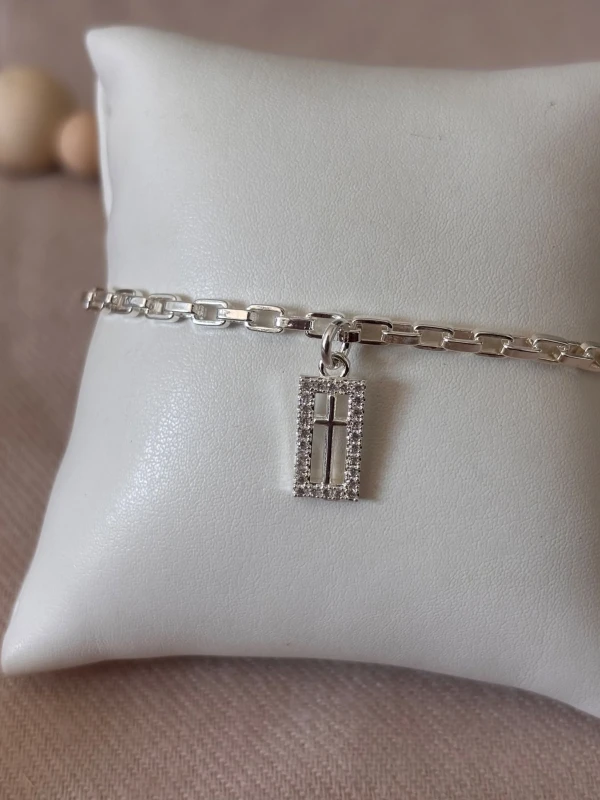 Pulseira Elos c/ cruz