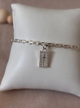 Pulseira Elos c/ cruz