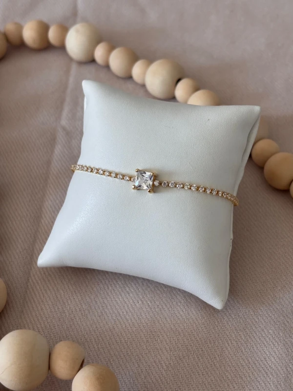 Pulseira Riviera com pedra