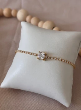 Pulseira Riviera com pedra