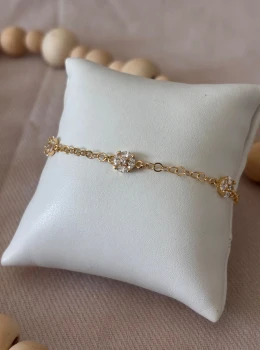 Pulseira 3 pedras