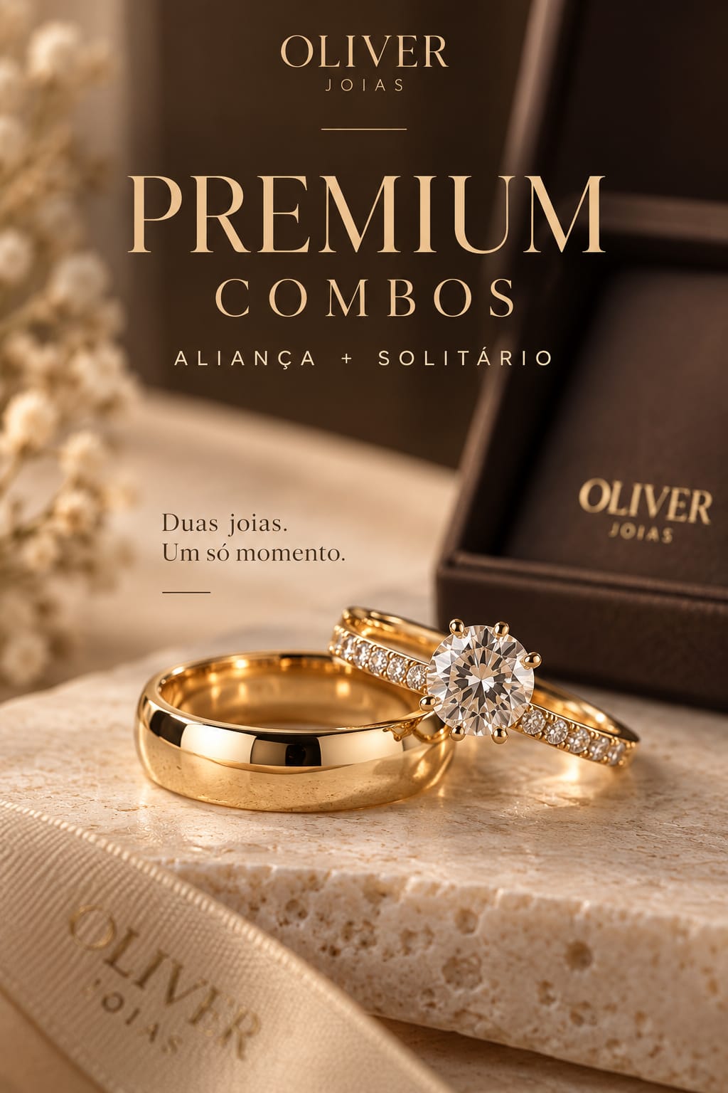 Premium - Combos aliança e solitário