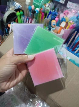 Bloco adesivo com GLITTER  uniso