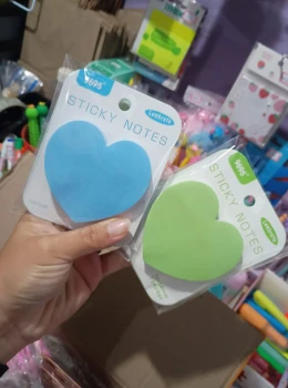 Bloco adesivo CORAÇÃO