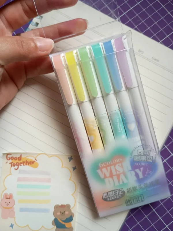 Marca texto Wish diary